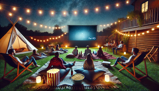 How to Host an Epic Outdoor Movie Night with a Full HD Projector